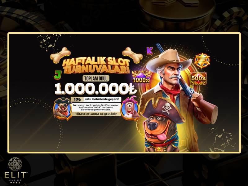 ElitCasino Slot Turnuvası: 1.000.000 ₺ ödül havuzu sizi bekliyor